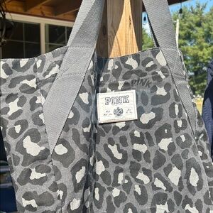 Victoria's Secret Gray Leopard Tote